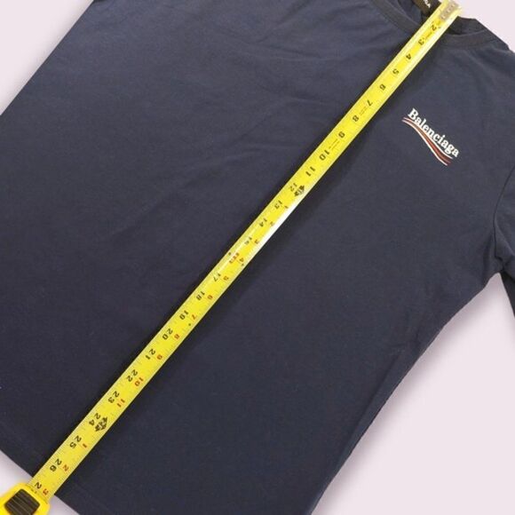 BALENCIAGA Oversized Logo-Embroidered Cotton-Jersey T-Shirt - Picture 10 of 12